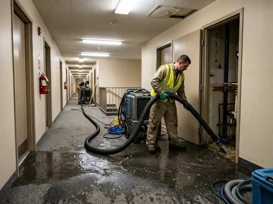 multi-unit-apartment-hallway-f-005 — frequently asked questions, Emergency Burst Pipe Water Extraction & Removal in Farr Wes…